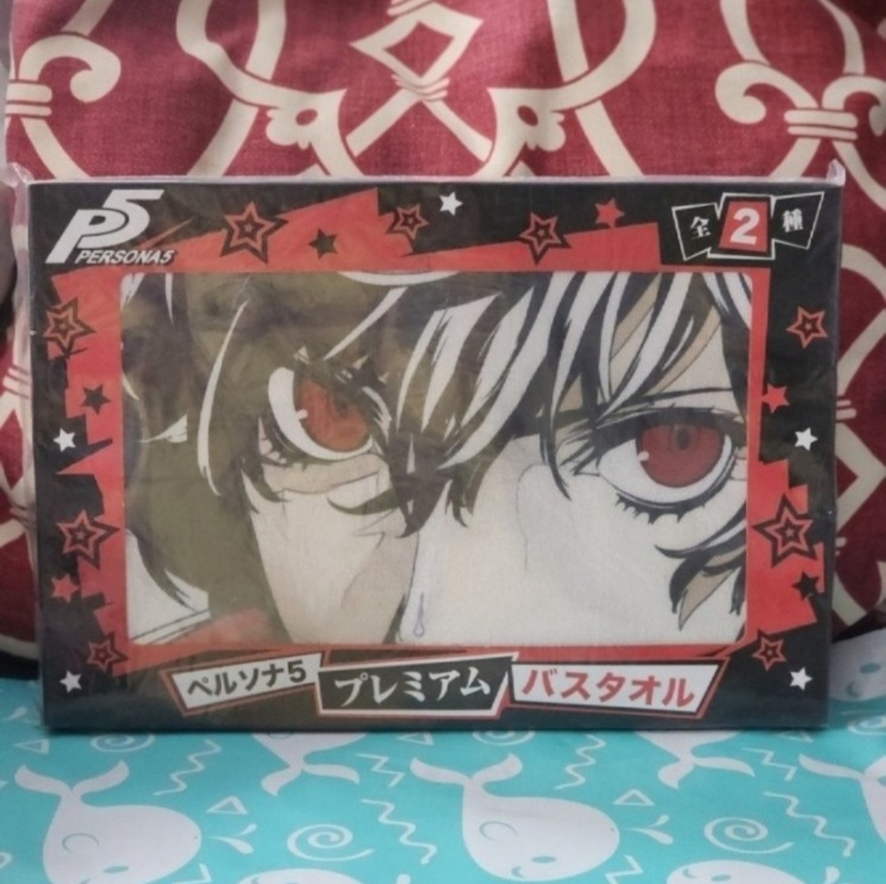 Persona 5 Royal Joker Ren Bath Towel 3 4 Taito Shin Megami Tensei Miniso Atlus